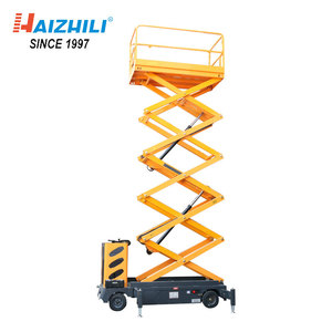 HaizhiLi Penanganan Peralatan Listrik Mobile Mini Platform Hydraulic Scissor Lift Platform - Product Image 4