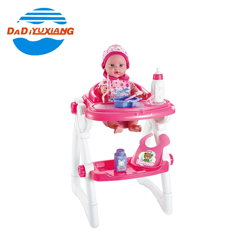 Baby highchair set toy doll with sound