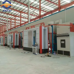 Powder Coating Equipment with Manual Powder Painting Booth and Oven