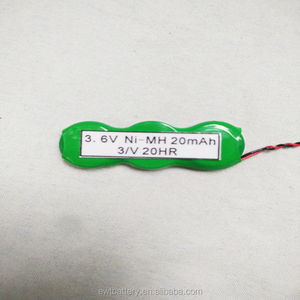 1.2 H 250 v 2.4v /3.6v/4.8v/6v/7.2v /8.4v/9.6v/10.8v/12v <span class=keywords><strong>280mah</strong></span> nimh Recarregáveis da bateria da pilha da tecla - Product Image 4