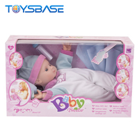 Vente flash : poupées bébé avec fonction de boisson, vêtements pour poupées, poupée en silicone miniature de 15 pouces