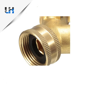 2 Forma latón sólido válvula y manguera de jardín conector con Comfort grip - Product Image 3
