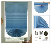 Nouveaux Rideaux Produits Arc Tissu Plissé Moderne Décor À La Maison Stores Plissés