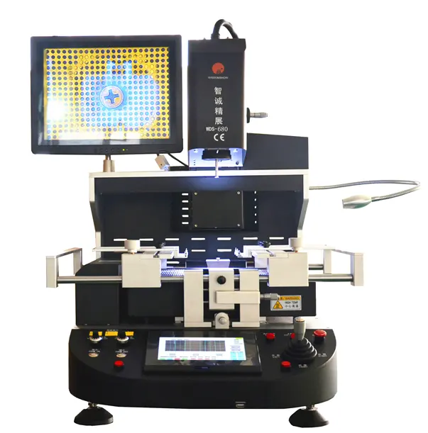 Yeni sürüm otomatik BGA makinesi WDS-680 onarım laptop IC bga makinesi ile CCD LCD lazer pozisyonu optik hizalama