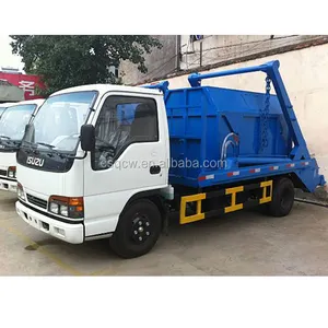 Sinotruk Mini Đu Cánh Tay Xe Tải Chở Rác Bỏ Qua Loader Xe Tải Cánh Tay Cuộn Container Từ Chối Xe Tải 3-4cbm Cho Bán