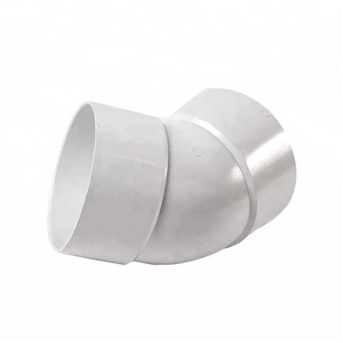 30 degree PVC elbow fittings