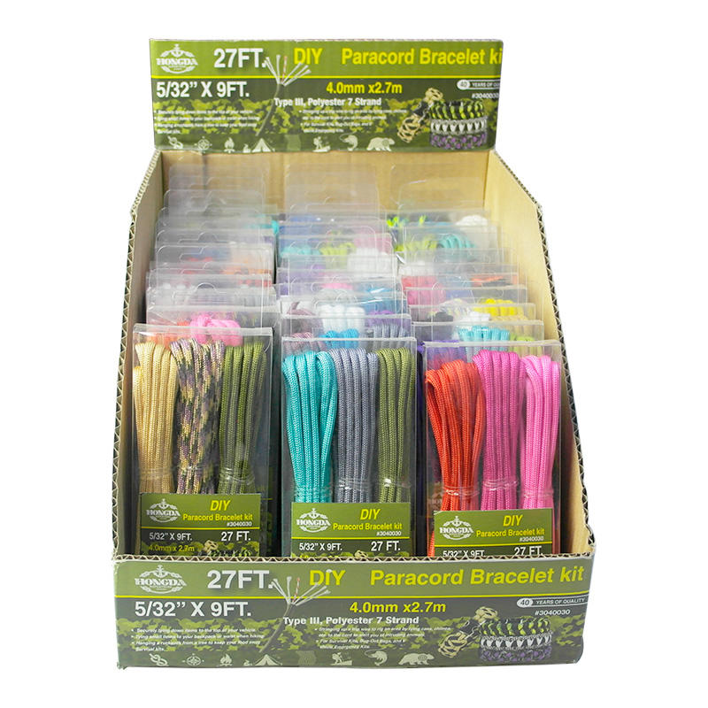 HONGDA Paracord Bracelet Kit Durable DIY Hiking Gear