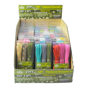 พิเศษ HONGDA 4 Mm 2.7 M โพลีเอสเตอร์7 Strands DIY ชุดสร้อยข้อมือ <span class=keywords><strong>Paracord</strong></span> สำหรับเดินป่าเกียร์ - Product Image 1