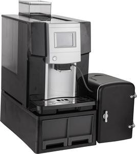 Un toque de plata y negro 4 idiomas profesional comercial cafetera espresso - Product Image 3