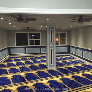 Màu xanh Nhà thờ hồi giáo cầu nguyện phòng Thảm tường để tường cầu nguyện cho nhà thờ hồi giáo masjid len Moroccan tufting Máy phòng trẻ em nổi thảm - Product Image 5