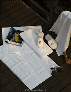 <span class=keywords><strong>Di</strong></span> <span class=keywords><strong>Marca</strong></span> <span class=keywords><strong>di</strong></span> trasporto 100 Cotone 21s/2 Hotel Biancheria Da Bagno Jacquard In Rilievo Bagno Del Piede Asciugamano - Product Image 3