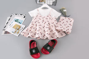 Vendita Online Hot Ragazza Dei Capretti di Estate Insiemi Dei Vestiti del Cotone Intera Vendita Vestiti - Product Image 6