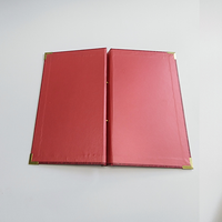 Couverture de menu en cuir PU A5/A4 pour restaurants / Porte-menu en cuir PU pour hôtel