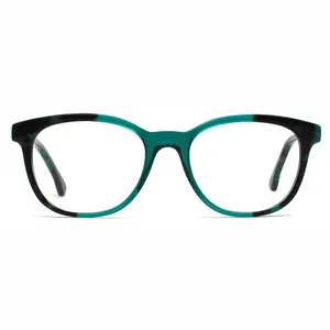 现货手工标志新模型醋酸纤维光学眼镜框