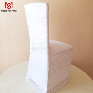 Flower Spandex <strong>Rosette</strong> Wedding <strong>Chair</strong> <strong>Covers</strong> Seat Party Banquet Hotel Decor