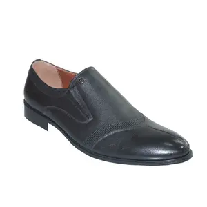 Forro de couro pu com estampa na cor preta, sapato formal masculino confortável, antiderrapante, durável, novo padrão, 2022