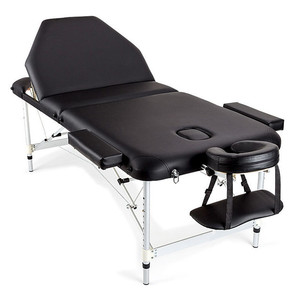 <span class=keywords><strong>Table</strong></span> <span class=keywords><strong>de</strong></span> <span class=keywords><strong>massage</strong></span> portable en aluminium, lit et sac <span class=keywords><strong>de</strong></span> transport - Product Image 1