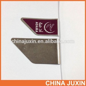 planchette à pince clip <span class=keywords><strong>trombone</strong></span> en acier inoxydable en métal avec impression couleur laminé étiquette - Product Image 5