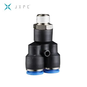 JPX8-01 3 Way Port Y Shape Connector 6Mm Plastic Pijp Quick Fitting