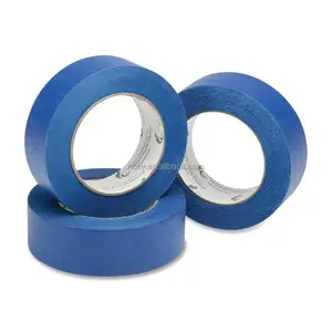 High Quality Low Noise Nature Rubber UV Resistant 2 "× 60y Blue Painters Masking Tape