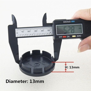<span class=keywords><strong>Cache</strong></span>-roue de voiture noir personnalisé <span class=keywords><strong>55MM</strong></span> 56MM, en aluminium métallique en forme de dôme, élégant, avec autocollant en aluminium métallique en forme de dôme <span class=keywords><strong>55MM</strong></span> 56MM pour jantes de voiture - Product Image 3