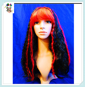Özel Aqua ve mavi deniz Siren parti kostüm sentetik peruk HPC-1201 - Product Image 2