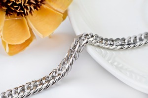 Collier pour homme en argent sterling 925 de haute qualité <span class=keywords><strong>YFN</strong></span>, lourd, 6 mm, argent italien - Product Image 4