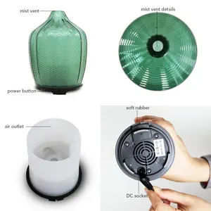 Outstanding 새 design 핫 잘 팔리는 아로마 diffuser 호텔 장식 beautiful (gorilla glass)