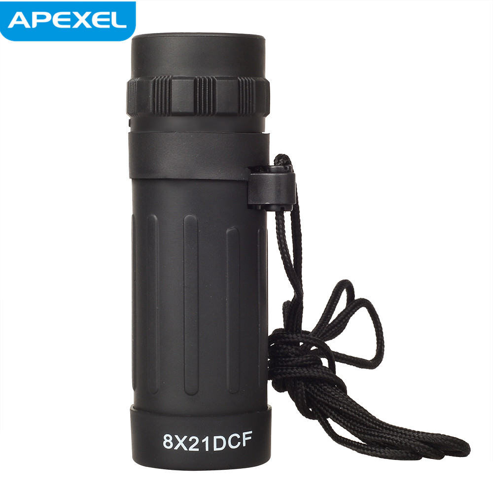 Карманный мини монокулярный телескоп 8X21 портативный компактный удобный прицел 131 м/1000 м монокулярный для спорта кемпинга охоты