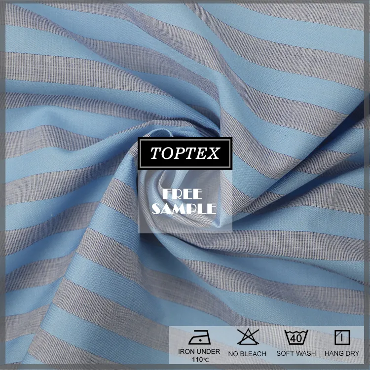 Mode combo 100% coton fils teints fil-un-fil fil bande de tissu pour chemises