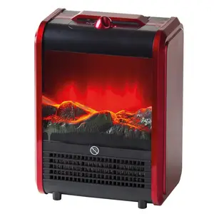 120V ETL certificate portable desktop space heater mini electric fireplace