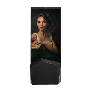 55inch touch screen kiosk totem lcd display indoor signage display digital signage networking player