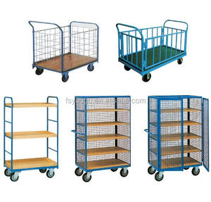 Công Nghiệp Giao Thông Vận Tải Gấp Stackable Di Chuyển CuộN Container Bảng Xe Đẩy Container - Product Image 6