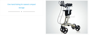 HCT-9137B <span class=keywords><strong>rollator</strong></span> אלומיניום קל משקל מתקפל זרוע הליכון <span class=keywords><strong>rollator</strong></span> עם תיק עבור eldly לשימוש פנימי וחיצוני - Product Image 6