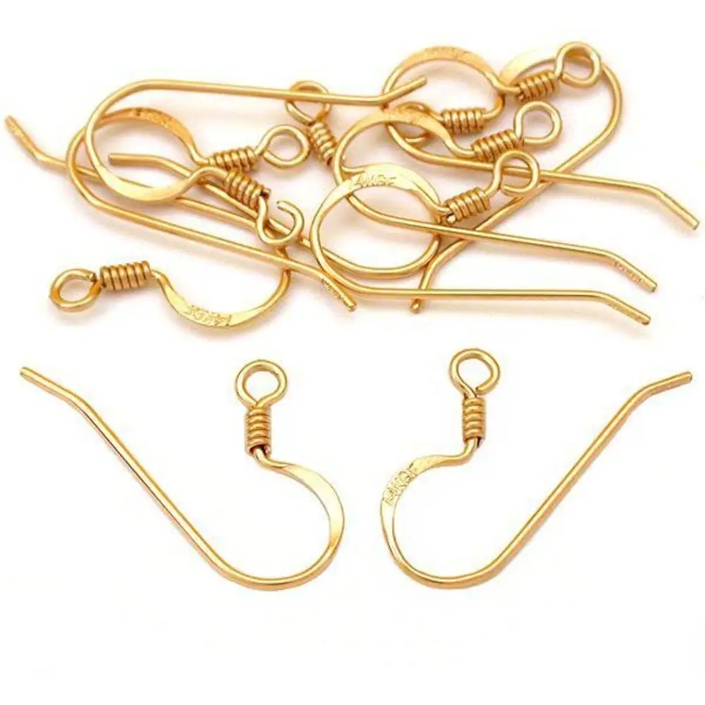 Gold Plating French Wire ear hook Earring
