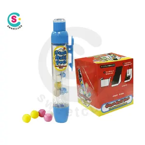 Sweetcube pen candy toy gumball dispenser plastic candy machines shantou