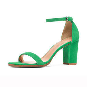 <span class=keywords><strong>Scarpe</strong></span> sandali estive da <span class=keywords><strong>donna</strong></span> con cinturino alla caviglia in pelle scamosciata - Product Image 6