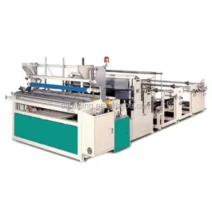 Embossing, Perforating and Rewinding Toilet Paper Machine