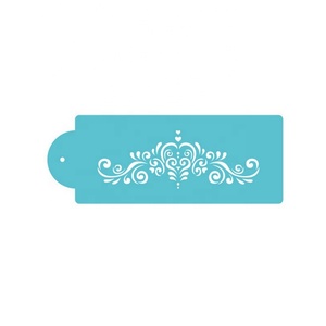 プロモエコフレンドリーなプラスチックケーキ装飾ステンシル - Product Image 5