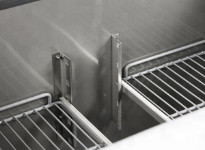 Thép Không Gỉ Lạnh Salad Bar Counter <span class=keywords><strong>Prep</strong></span> Bảng Làm Lạnh Thịt Pizza Tủ Lạnh - Product Image 4