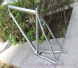 Titan Xe Đạp Khung Với Khớp Ngã Ba Ti <span class=keywords><strong>Road</strong></span> Bike Khung Và Ngã Ba XACD Made Titan <span class=keywords><strong>Road</strong></span> Bike Khung Với Bàn Chải Bàn Giao - Product Image 3