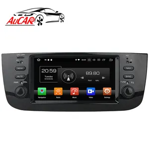 AuCAR 6.1 "Android 10 Car Multimedia Player Màn Hình Cảm Ứng Xe Stereo Video Wifi Car Đài Phát Thanh Cho Fiat Linea Grand Punto 2014-2015