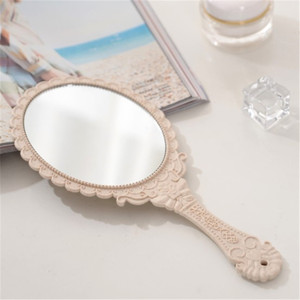 Single Side Oval Plastic <strong>Hand</strong> <strong>Held</strong> Cosmetic <strong>Mirror</strong> <strong>Hand</strong> Makeup <strong>Mirrors</strong> - Product Image 3