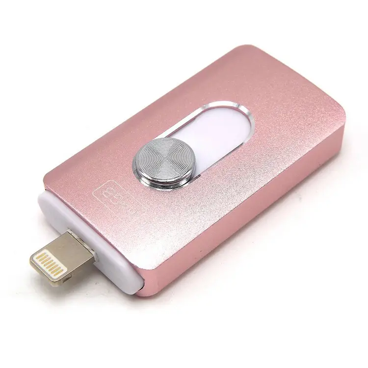 3 in 1 Fulmine USB OTG Flash Drive 32/64/GB Pen Drive per il iphone/iPad/ IOS/Android/PC USB Memory Stick