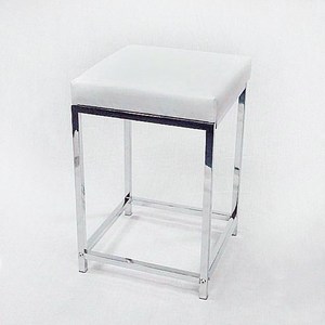 Coussin carré en PVC Tabouret simple en cuir portable pour salle de bain - Product Image 3