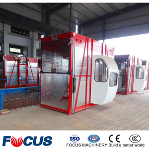 Frequency Construction Hoist Single Cage Construction Elevator Price para la venta - Product Image 1