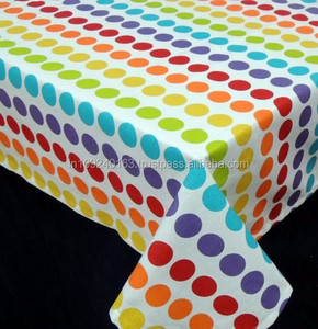 Nappes en lin brodées indiennes de la meilleure qualité, motif floral personnalisé pour les thèmes de mariage, pour la maison et l'extérieur, imprimées OEM - Product Image 1