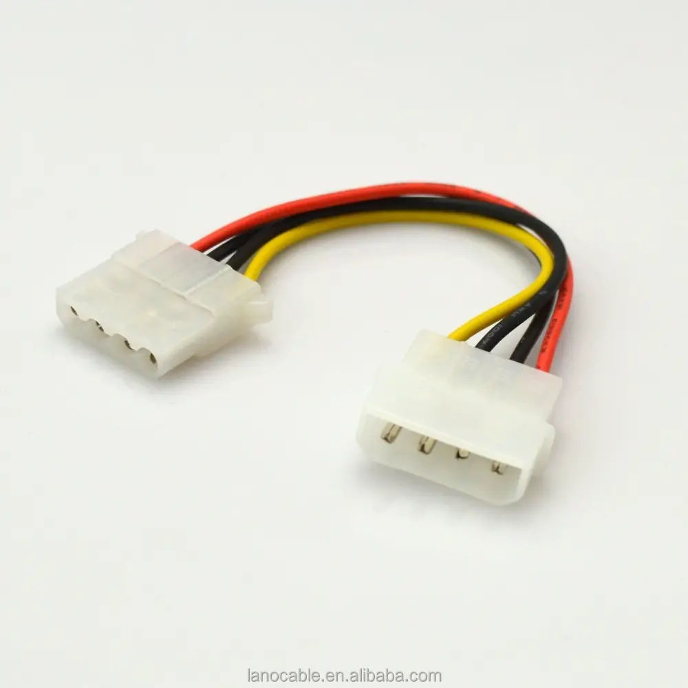 Molex A 4 Pin 5.25 Maschio a 5.25 Femmine SATA DC Alimentazione cavo di prolunga