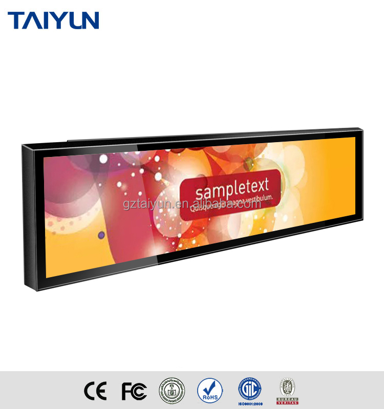 Montaje en pared 19,2 pulgadas Android Bus publicidad Digital Signage pantalla Lcd Tv Monitor