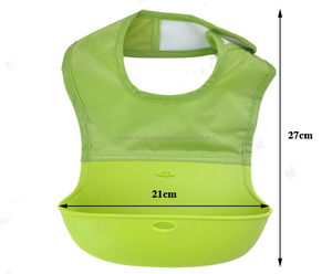Customisé jetable silicone Bavoir fabricant, Bib <span class=keywords><strong>Bandana</strong></span> Grand Bébé Avec Logo - Product Image 1